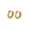CIRCA earrings in 9K yellow gold, handmade by Brohn Smith in Sydney