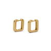 ESMERA earrings in 9K yellow gold, handmade by Brohn Smith in Sydney