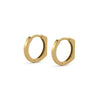 ELINA earrings in 9K yellow gold, handmade by Brohn Smith in Sydney