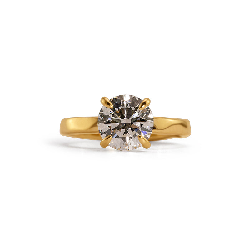 ELLE engagement ring, handmade by Brohn Smith in Sydney