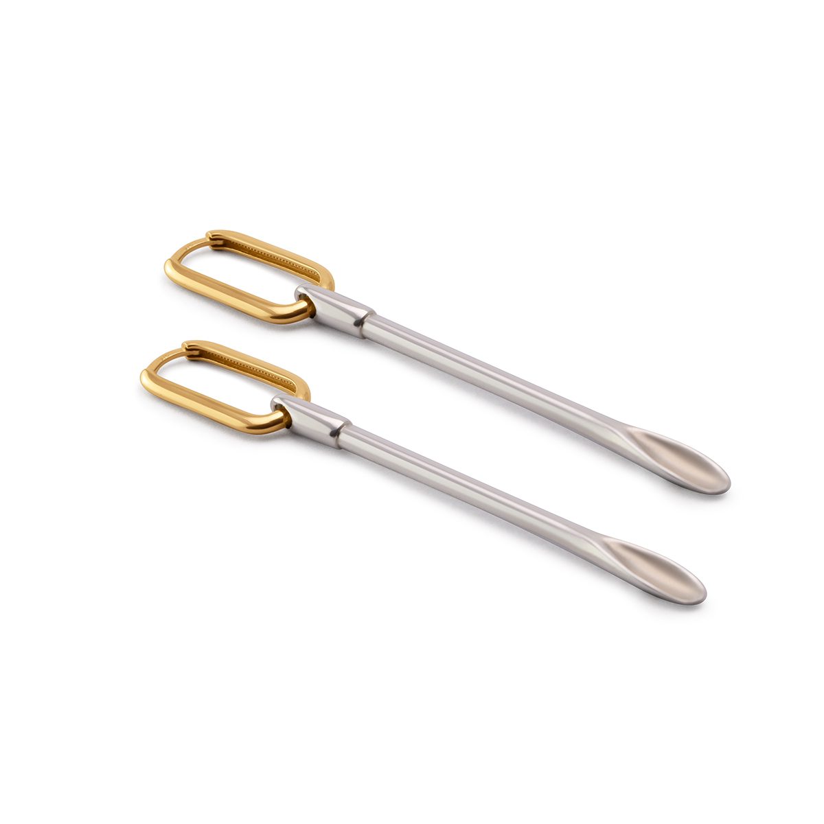 DR SPOONA DROP earrings, handmade by Brohn Smith in Sydney