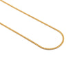 THE CUBAN necklace in 9K yellow gold, handmade by Brohn Smith in Sydney